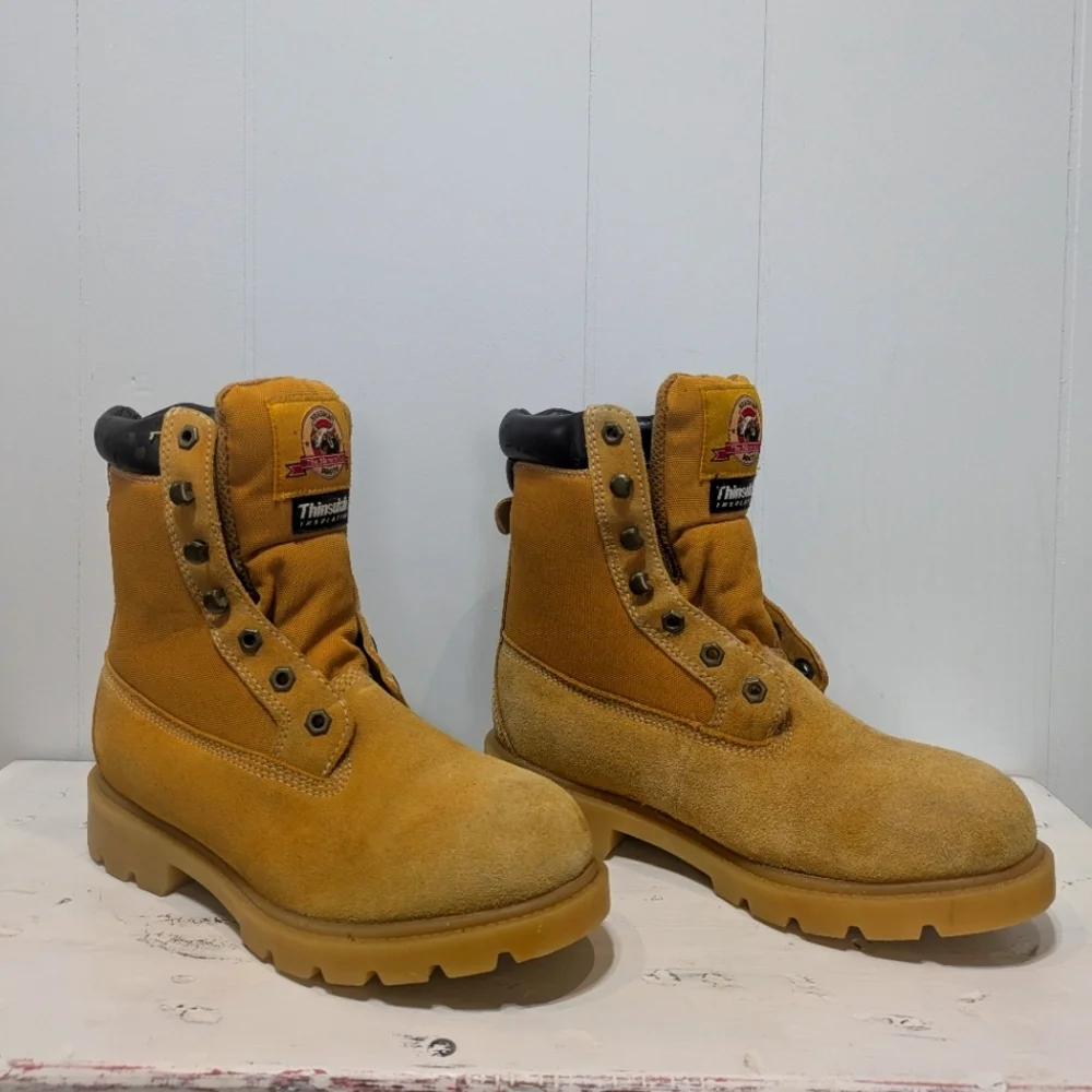 Brahma Boss Work Boot Size 7 Thinsulate Leather Heavy Duty Construction‎